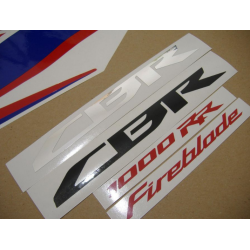 SUZUKI HAYABUSA 2008 - DARK BLUE VERSION DECALS