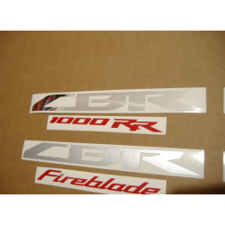 Honda CBR 1000RR 2014 - BLACK VERSION DECALS