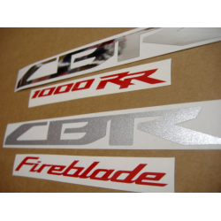 Honda CBR 1000RR 2014 - BLACK VERSION DECALS
