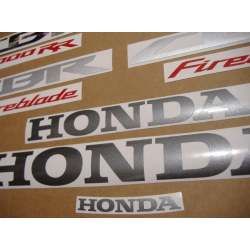Honda CBR 1000RR 2014 - BLACK VERSION DECALS