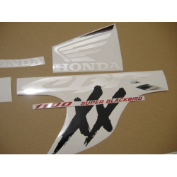 Honda CBR 1100XX 1997 - GREY VERSION DECALS