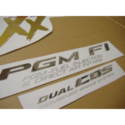 Honda CBR 1100XX 2000 - BLUE VERSION DECALS