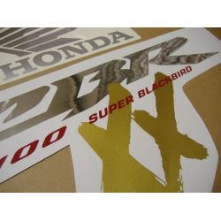 Honda CBR 1100XX 2000 - BLUE VERSION DECALS
