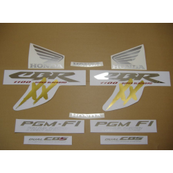 Honda CBR 1100XX 2000 - BLUE VERSION DECALS