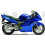 Honda CBR 1100XX 2000 - BLUE VERSION DECALS (Produto compatível)