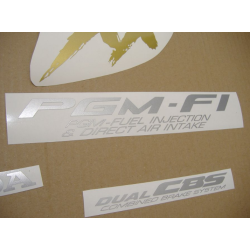Honda CBR 1100XX 2001 - WINE RED VERSION DECALS