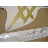 Honda CBR 1100XX 2001 - WINE RED VERSION DECALS