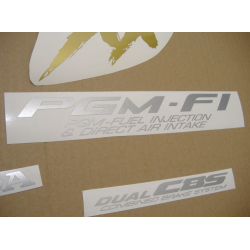 Honda CBR 1100XX 2001 - WINE RED VERSION DECALS