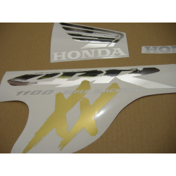 Honda CBR 1100XX 2001 - WINE RED VERSION DECALS