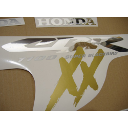 Honda CBR 1100XX 2001 - WINE RED VERSION DECALS