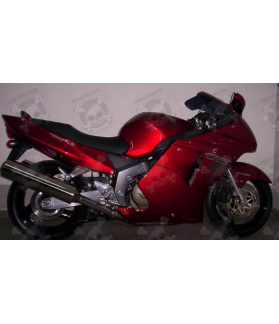 Honda CBR 1100XX 2001 - WINE RED VERSION DECALS (Compatible Product)