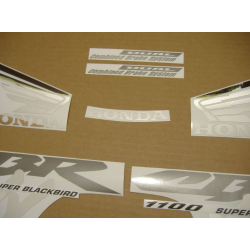 Honda CBR 1100XX 2003 - MATTE BLACK/SILVER DECALS