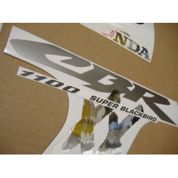 SUZUKI HAYABUSA 2008 - DARK BLUE VERSION DECALS
