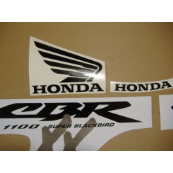 Honda CBR 1100XX 2004 - SILVER VERSION DECALS