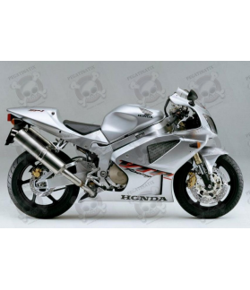 Honda VTR 1000 2001 - SILVER VERSION DECALS (Compatible Product)