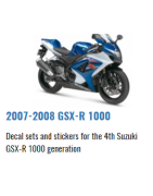 Adhesivos stickers Suzuki GSXR 1000